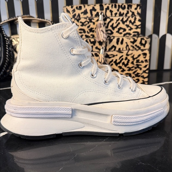 Converse Off-White High-Top Sneakers - Picture 2 of 6
